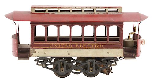 Early Voltamp United No. 2120 Electric Trolley.