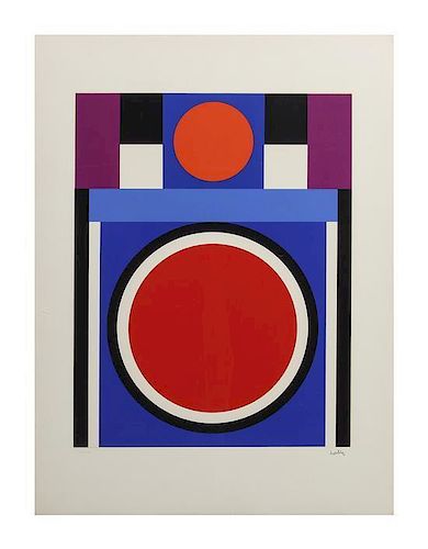 Auguste Herbin, (French, 1882-1960), Nue, 1959
