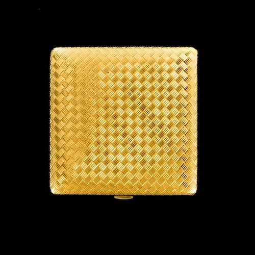 French 18K Gold Compact