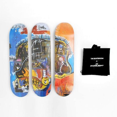 Jean-Michel Basquiat (After) Skateboard Decks, Set of 3