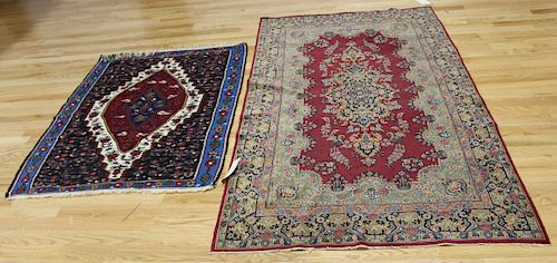 Lot Of Vintage And Finely Hand Woven Area Carpets