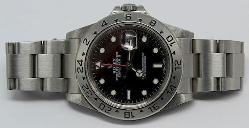 JEWELRY. Rolex Oyster Perpetual Explorer II Watch.