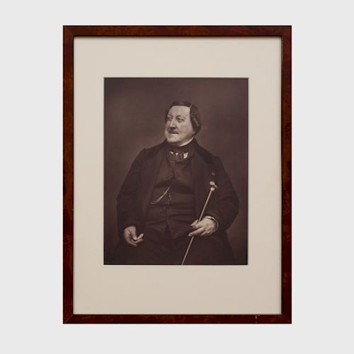 Étienne Carjat (1828-1906): Portrait of Gioachino Rossini
