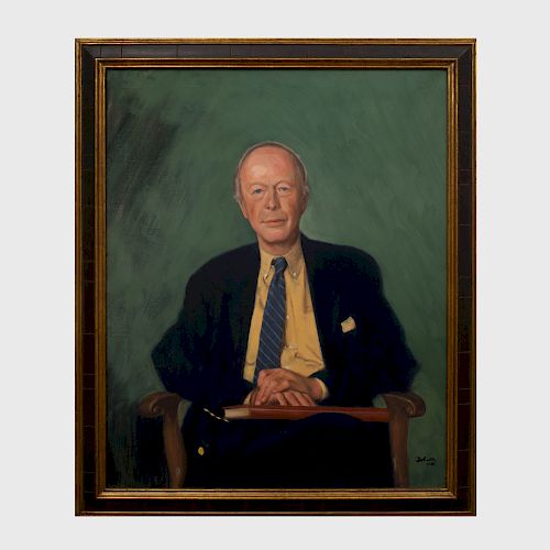 Byron Dobell (1927-2017): Portrait of William Kelly Simpson