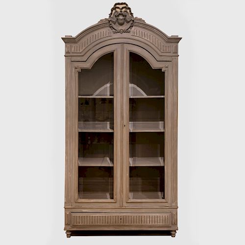 French Louis XVI Style Painted Bookcase