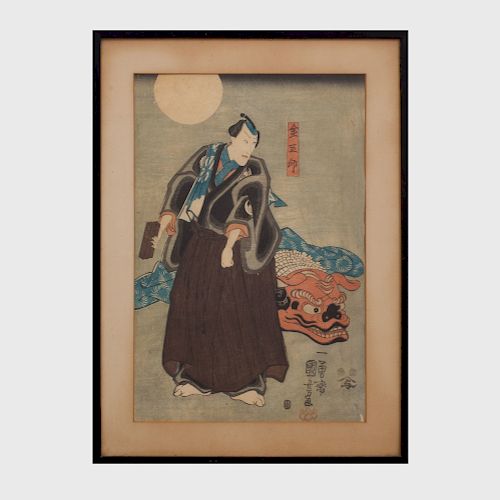 After Kuniyoshi Utagawa (1798-1861): Actor