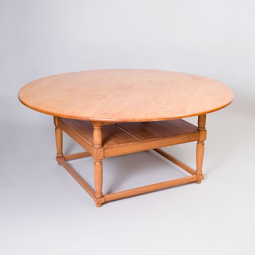 Rustic Fruitwood Dining Table, of Recent Manufacture