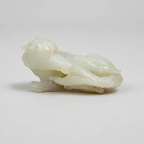 Chinese Carved Jade Dog