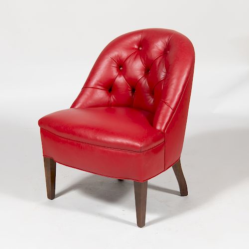 Tufted Leather Club Chair