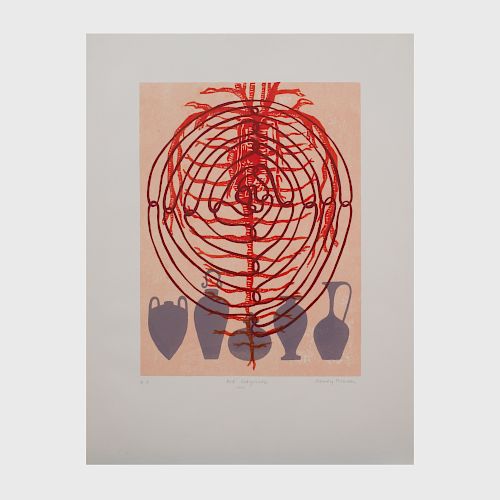 Nancy Bowen (b. 1955): Red Labyrinth