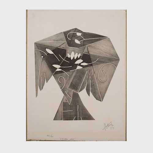 Henri Georges Adam (1904-1967): L'oiseau gris
