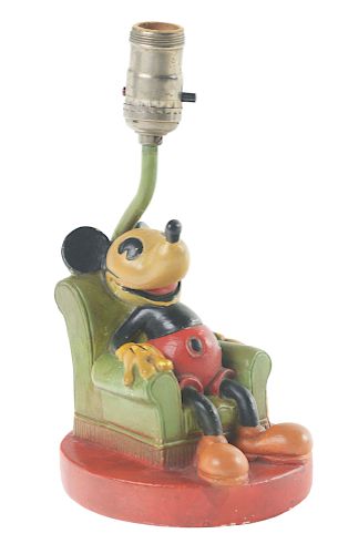 Walt Disney Mickey Mouse Soreng-Manegold Lamp Base. 