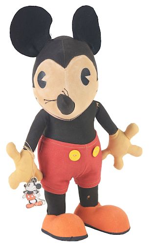 Walt Disney Knickerbocker Mickey Mouse Doll. 
