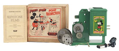 Keystone Walt Disney Mickey Mouse Toy Projector In Box. 