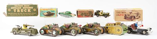 Lot of 8: Military Toy Collectibles.