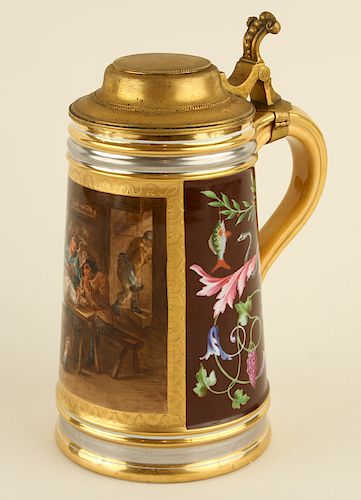 ROYAL VIENNA HAND PAINTED PORCELAIN STEIN