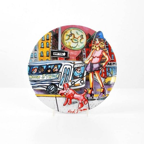 Red Grooms Plate/Assemblage, Limited Edition
