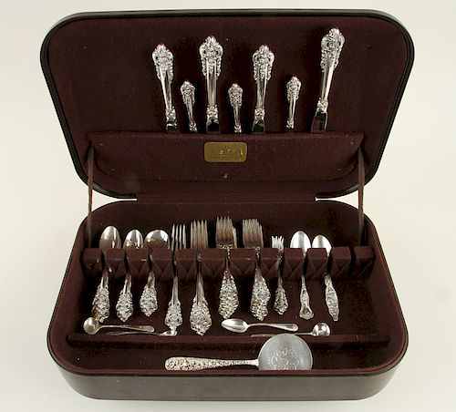 51PC WALLACE STERLING FLATWARE & OTHERS 57.28 TR