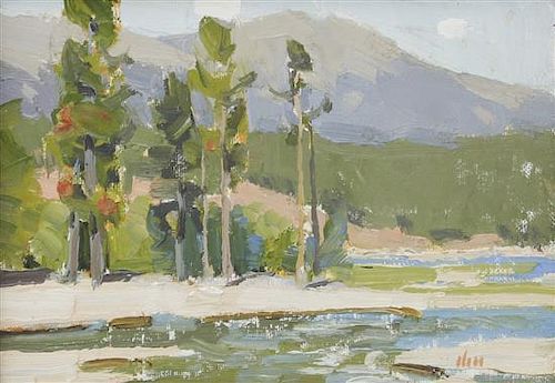 Kang Yon Cho, (Korean/American, b. 1953), Where Blue Meets Dillon Reservoir and Spring in Sonoma County