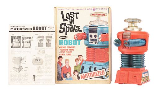 Remco Plastic Battery Operated Lost In Space Robot In Box. 