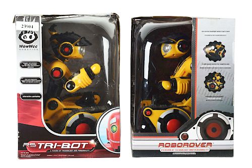 Lot of 2: WowWee Robotics Roborover Toys in Boxes.