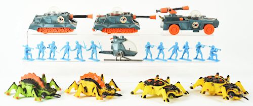 Lot Of Remco Hamilton's Invaders Science Fiction Set.