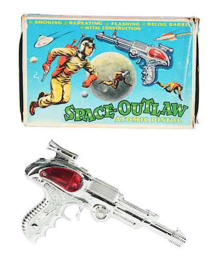 Die-Cast Space Outlaw Atomic Pistol.