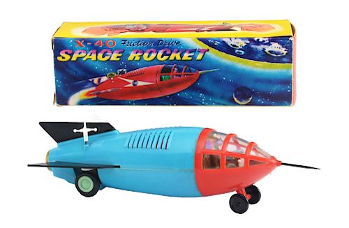Plastic Friction X-40 Space Rocket.