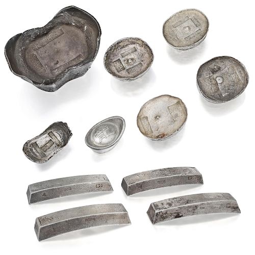 Rare Ancient Chinese Sterling Silver Sycees