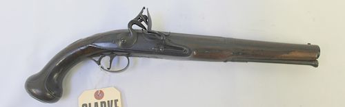 An Antique Carbonell of Barcelona Flintlock Pistol
