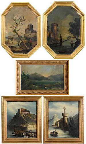 Five Miniature Paintings