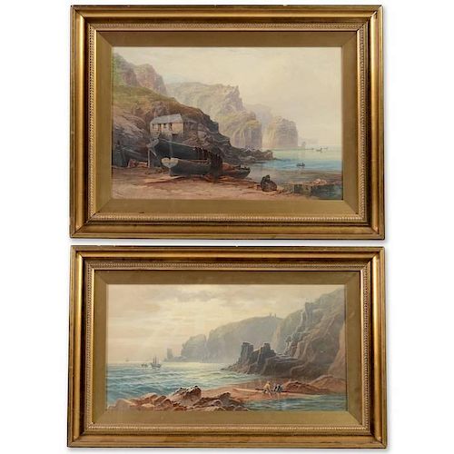 Thomas Hart (1830-1916, British), pair paintings