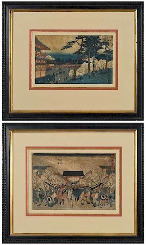 Two 19th Century Japanese Woodblock Prints