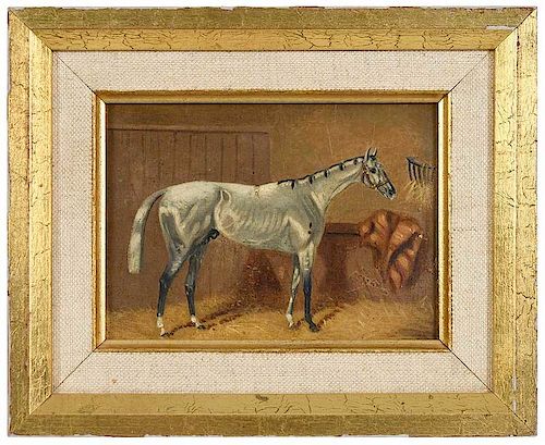 British School Equestrian Painting