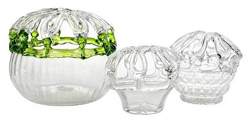 Three Early New Jersey Glass Banks