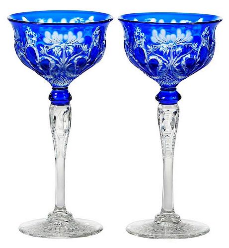 Pair Stevens and Williams Cobalt to Clear Stems