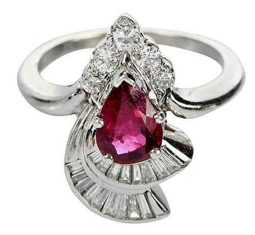 14kt. Ruby & Diamond Ring