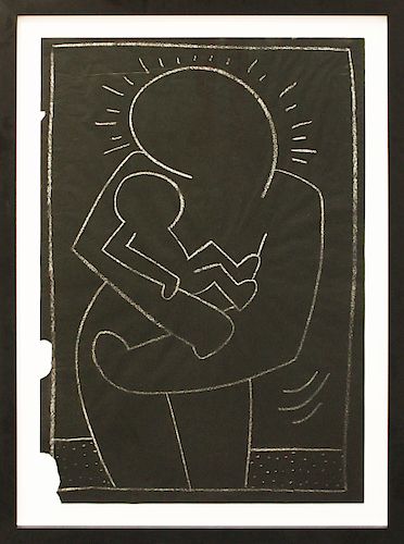 Keith Haring, Madonna and Child, 1983