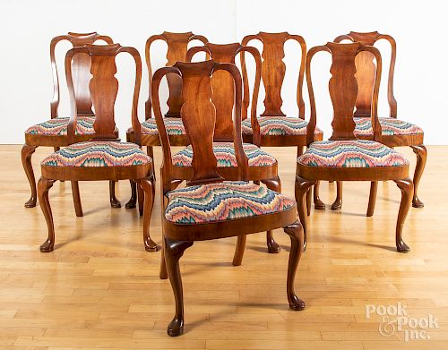 Set of eight Fallon & Hellen dining chairs