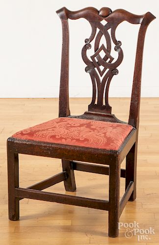 George III mahogany dining chair