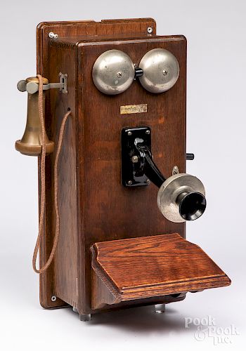 Antique Northern Electric telephone.