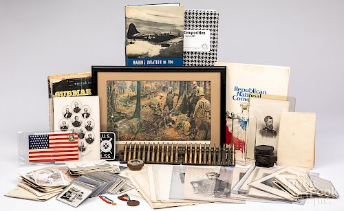 Collection of military related items