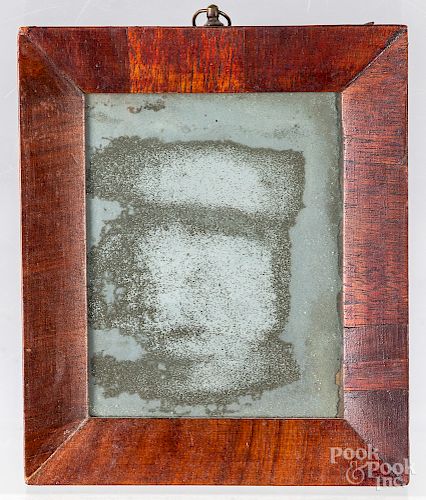 Small mahogany mirror