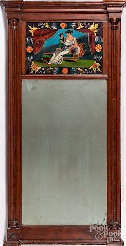 Federal mahogany mirror