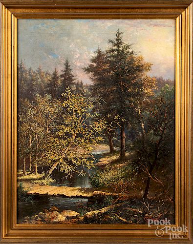 Oil on canvas landscape