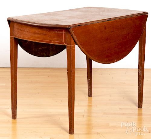 Federal inlaid mahogany Pembroke table