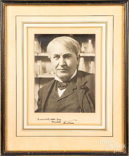 Thomas Edison signed photo