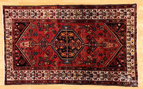 Semi antique Hamadan carpet