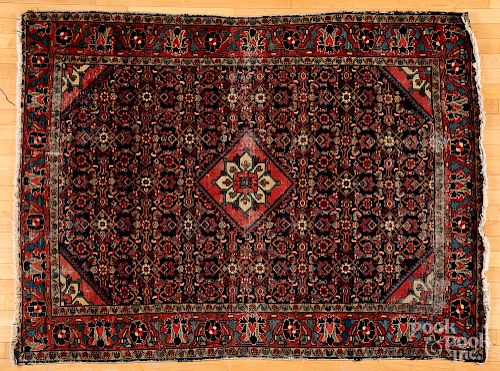 Two Hamadan carpets