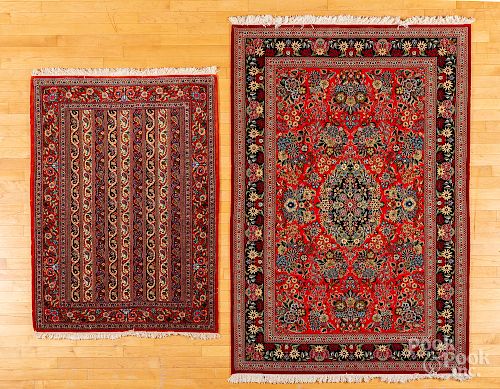Two Persian style carpets